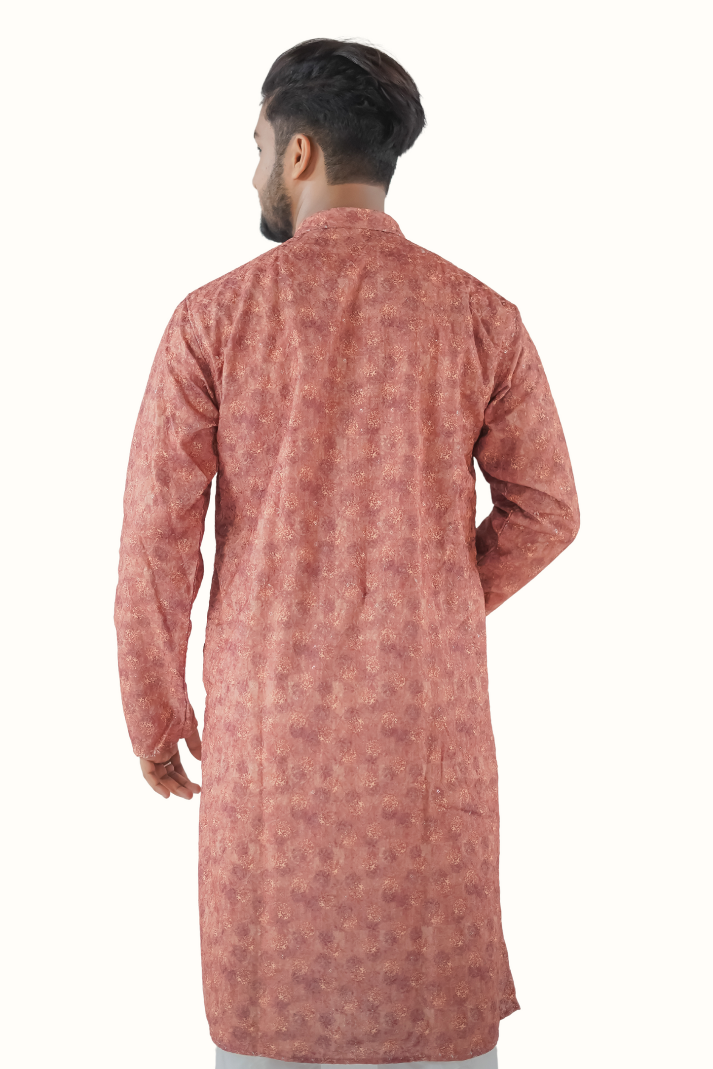 Men's Cotton Blend Printed Kurta