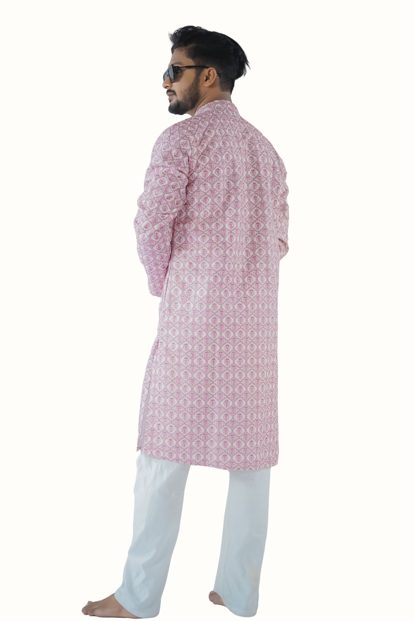 Onion Pink Kurta Set  pyjama ethnic wear set