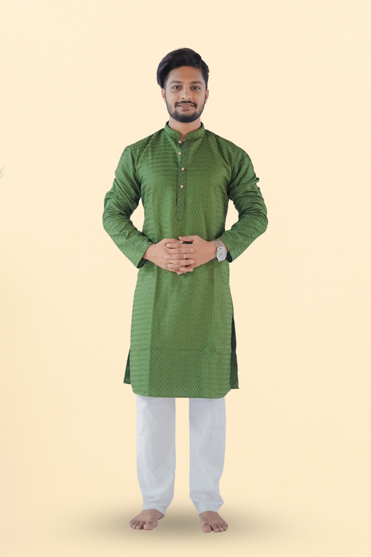 IndianMen Embroidered Regular Fit