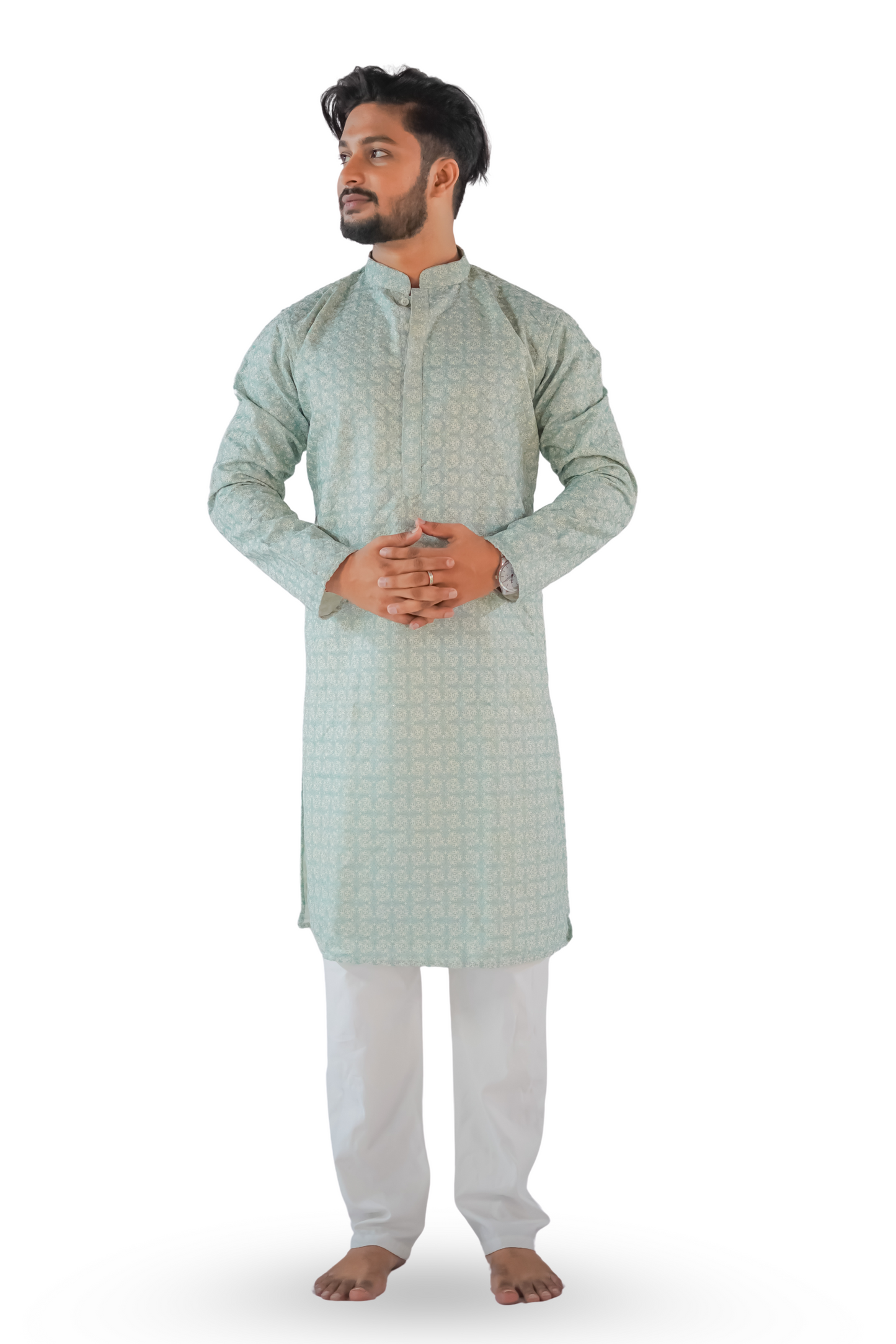 Embroidered Kurta & Pyjamas Set