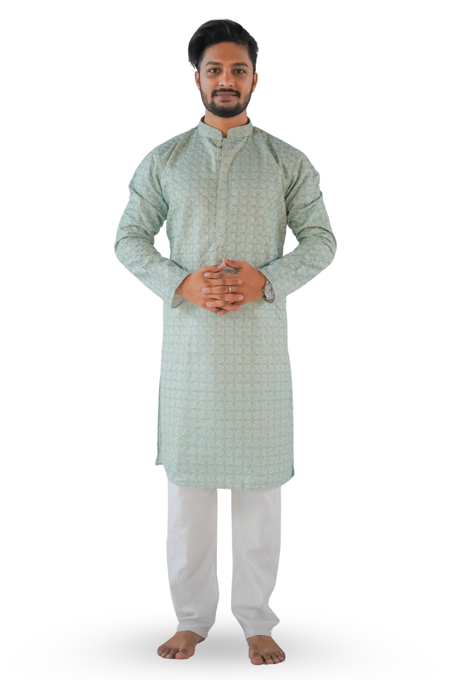 Embroidered Kurta & Pyjamas Set