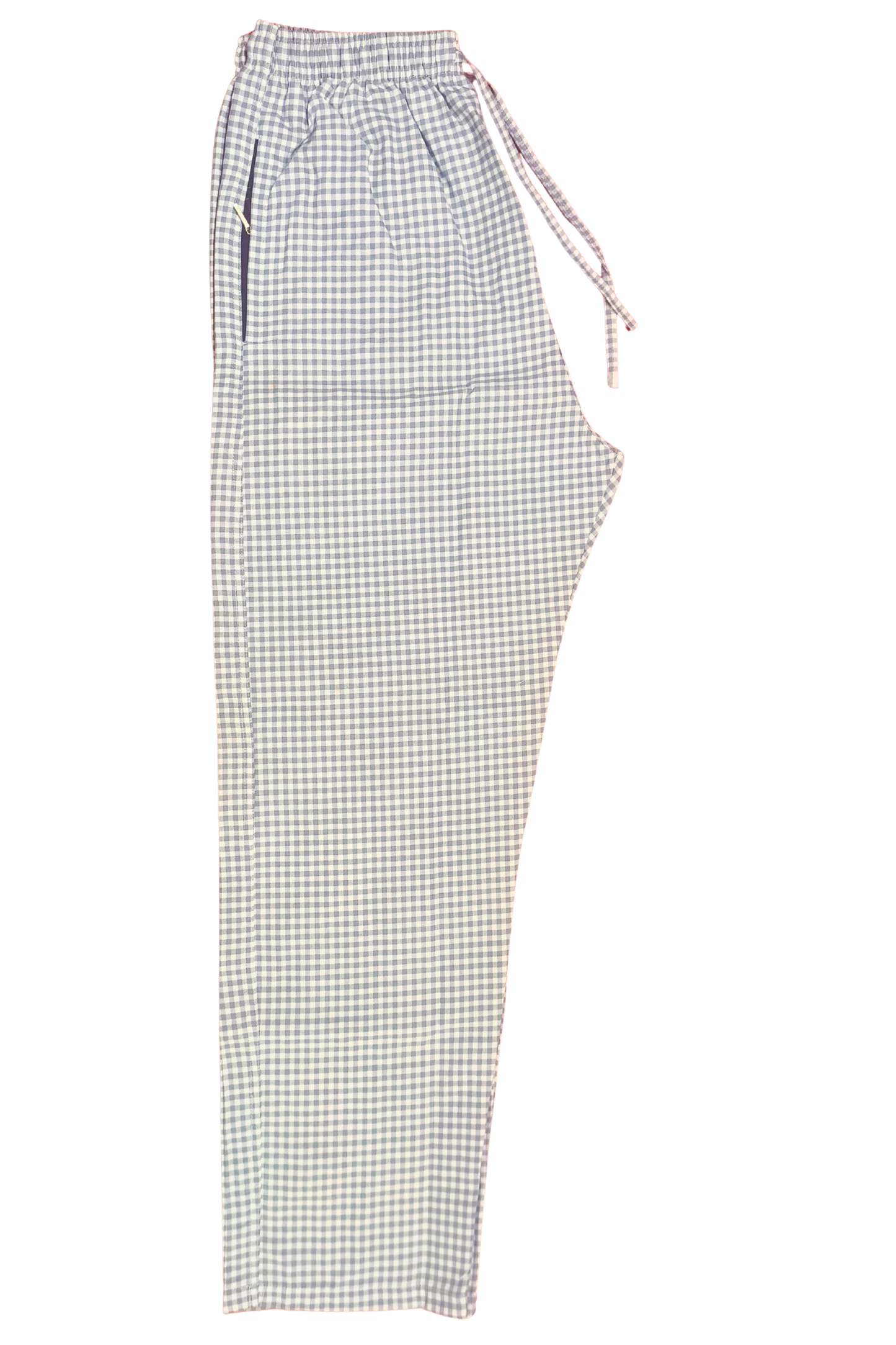 CottCraft Men’s Grey & White Checked Oxford Cotton Pyjama