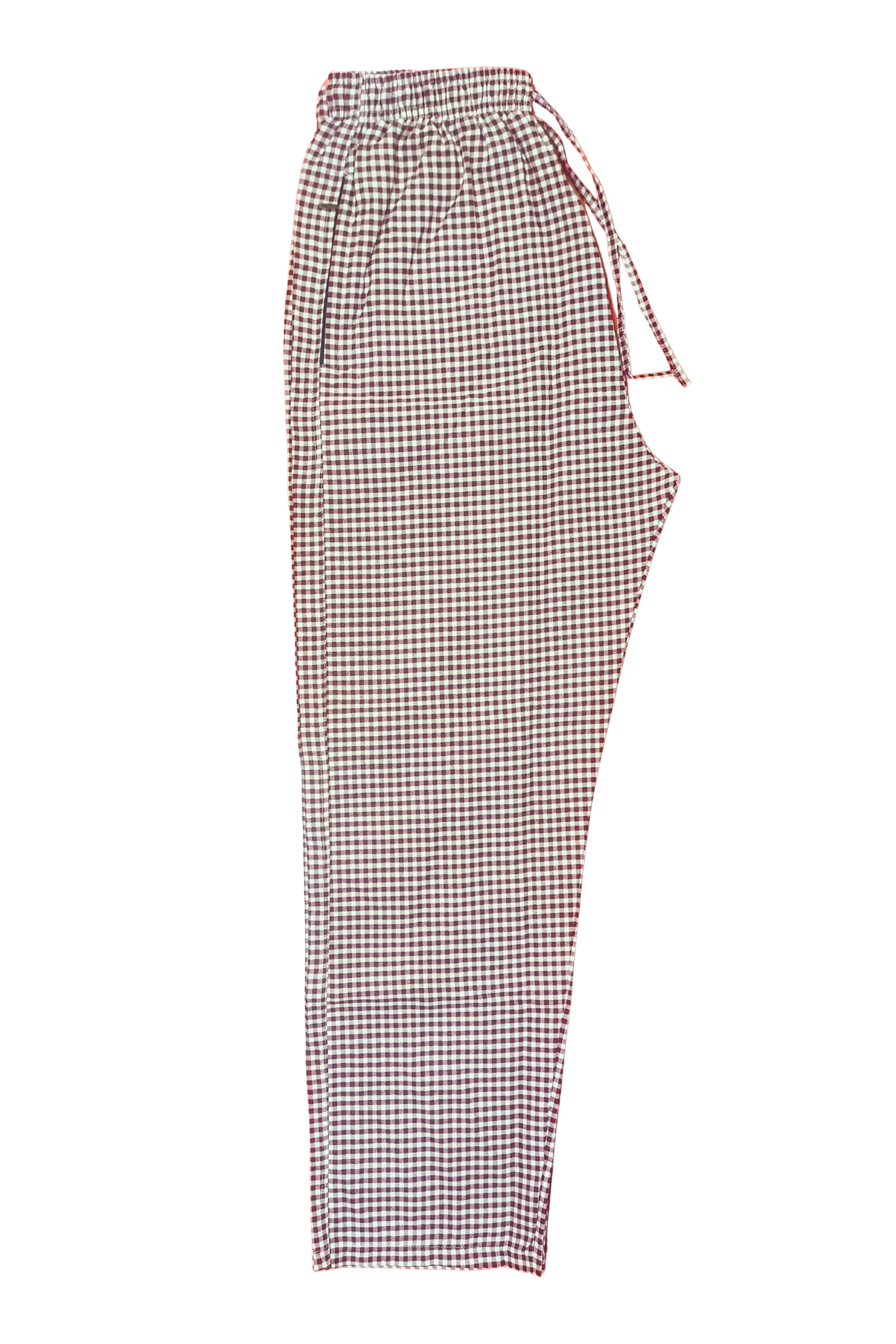 CottCraft Oxford Cotton Checked Pyjama with Side Pockets